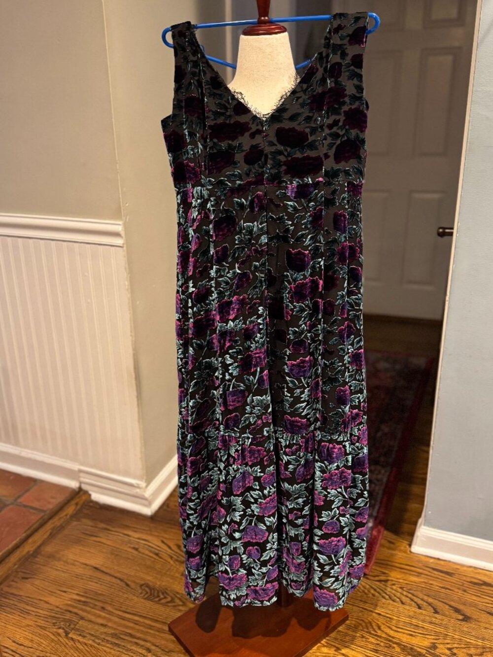 VTG Nanette Lepore Lady Samantha NWT Burnout Velvet Floral